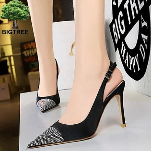BIGTREE High Heels Shoes for Women Ladies Female Woman Pumps Sexy High-heeled Womens Shoes Summer 2020