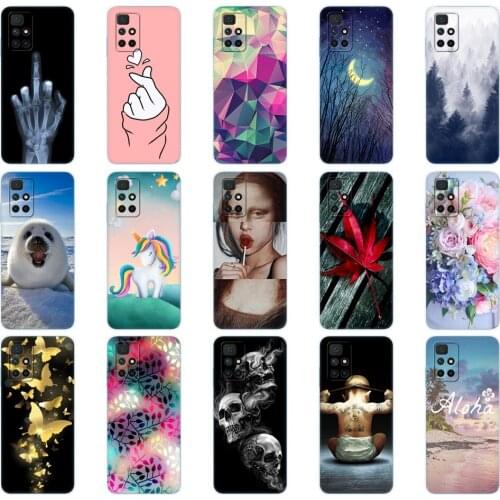 For Redmi 10 Case Back Phone Cover For xiaomi Redmi 10 Case 6.5 inch global Silicon Soft TPU Protective Fundas Dropshipping