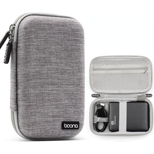 PC Laptop Hard Disk Case Portable 2.5'' HDD Bag External USB Hard Drive Disk Carry USB Cables Case Cover Pouch Earphone Bag