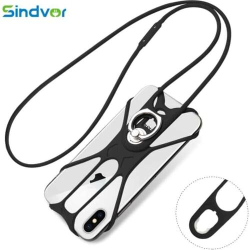 Necklace Lanyards Phone Case For iPhone 11 Pro Max XS Max X XR 7 8 Plus SE 5 Lanyard Neck Strap for Keys Phone Strap Detachable