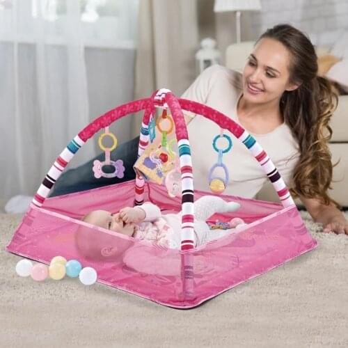 Baby Fitness Frame Boys And Girls Crawling Game Blanket Puzzle Multi-Function Fence Crawling Mat Enlightenment Toys 0-18M
