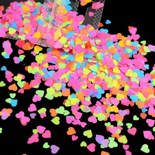Fluorescence Star Shape Sequins Glitter For Resin Shaker Filler DIY Crafts Shiny Nail Art Decorations Body Face Eye Nail Glitter