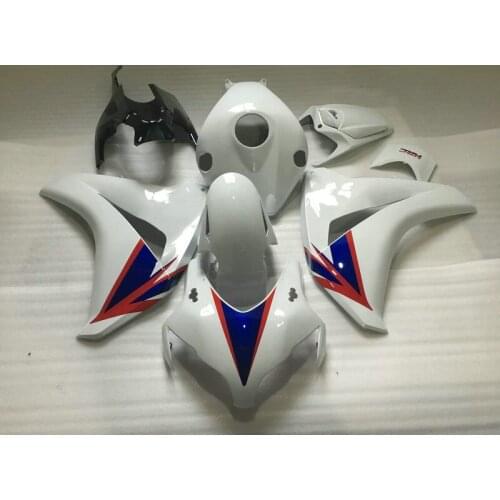 Injection mold Fairing kit for HONDA CBR1000RR 08 09 10 11 CBR 1000RR 2008 2009 2011 ABS White red blue Fairings set+gifts HB24