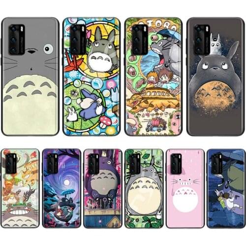 Cute Totoro Anime Studio Ghibli For Huawei Nova 5i P Smart 2021 2020 Z S Plus Mate 40 RS 30 20 10 Pro Lite 2019 2018 Phone Case