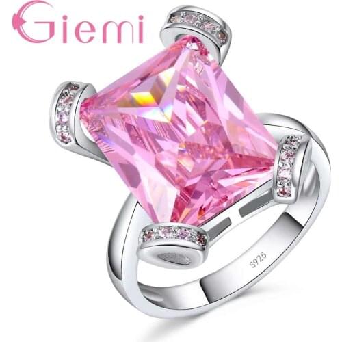 Fashion Popular Vintage Women Jewelry Rings Pretty Perfect Wedding Engagement Promise Gifts For Lover Wife Low Price