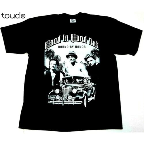 Blood In Blood Out T-Shirt Bound By Honor Chicano Street Gang Movie Tee MenS