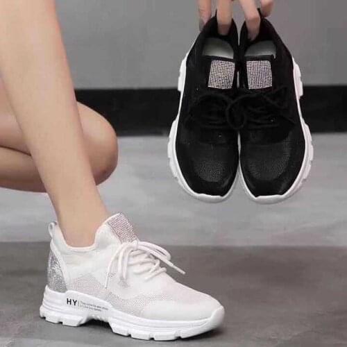 2019 The New Listing Ladies Sneakers Knitting Casual Fashion Comfortably breathable Anti skid and wear resistant Walking shoes