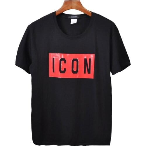 DSQICOND2 New Casual T-shirts ICON Printed Men T Shirt Fitness designer Mens o neck Man T-shirt For Male Tshirts Free Shipping