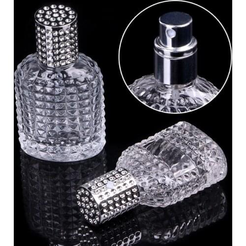 New Style Pineapple Portable Glass Perfume Bottle With Spray Empty With Atomizer