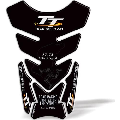 Fit for Isle Of Man TT Races Official Licensed Motorcycle Tank Pad Protector 3D