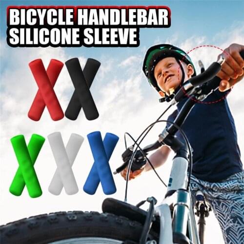 Silicone non-slip gloves for bicycle brake handles, waterproof, improved feel, easy to install and remove