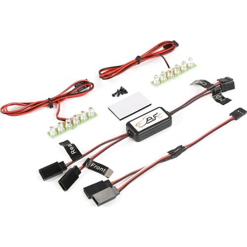 FVITEU LED Tail Light Rear Light Set for 1/5 hpi baja 5T Rovan King Motor