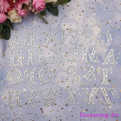 Capitalized English letters Metal Cutting Dies Stencils for DIY Scrapbooking/Photo Album Decorative Embossing DIY Paper Cards