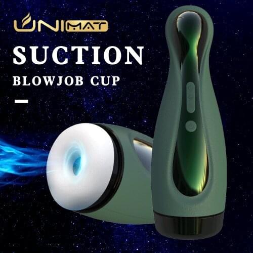 Vacuum Sucking Male Masturbator Blowjob Deep Throat Vibration Automatic Suction Oral Sex Cup Adult Intimate Toys For Men