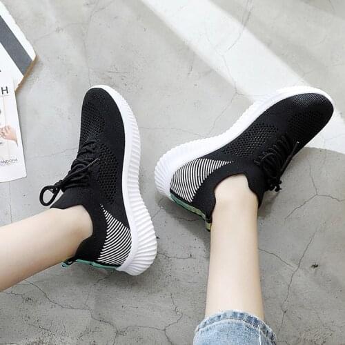 XEK flats Sneakers woman shoes Mash Walking Casual Lace Up Women Sneakers shoes classics sneaker chaussures femme YYJ41