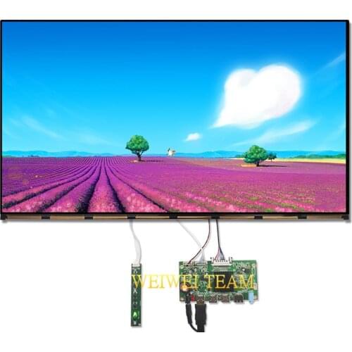 Wisecoco 27 inch 4k LCD Monitor IPS Display Ultra HD 3840X2160 eDP 30 pins 3 DP Driver Board For PC Desktop LED Monitor