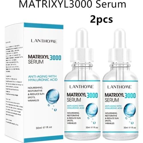 2 pcs 30ml Hyaluronic Acid Serum For Face Strength Anti Aging Anti Wrinkle Ultra-Hydrating Moisturizer That Reduces Dry Skin