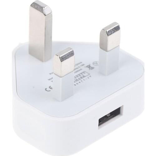 5V/1ASpeedy Fast 1 Port USB Charger 3 Pin UK Mains Wall Plug Adapter ORIGINAL