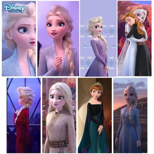 Disney Diamond Painting 5D DIY Full Round Diamond Frozen Princess Aisha Series 2 Mosaic Picture Artist Home Decoration Gift