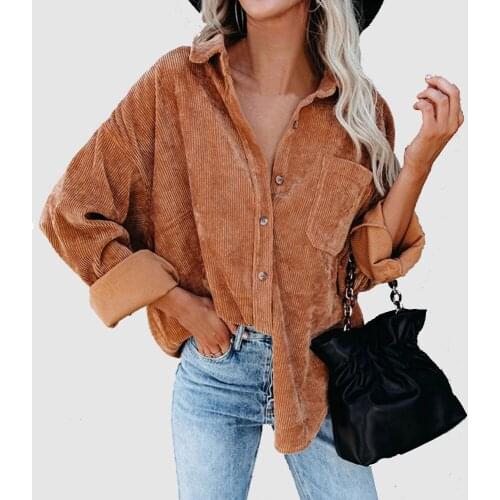 Женские вельветовые рубашки ASTER FURIN China At AliExpress