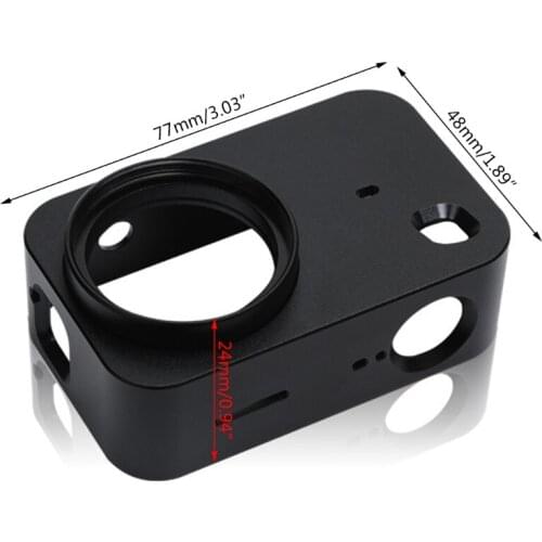 1 Piece Personality Hollow Design Metal Case Housing Shell ,Small Frame Cage for Outdoor Sports Camera X37A