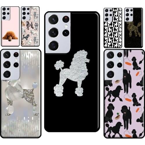 Poodle Dog Cartoon Case For Samsung Galaxy S21 Ultra Note 20 S20 FE S8 S9 S10 Note 10 Plus S10e Phone Cover