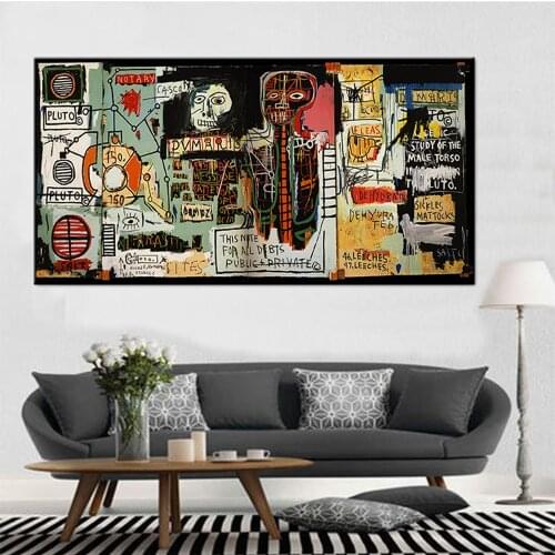 Abstract Graffiti Canvas Paintings Wall Art Modern Prints Poster Living Room Decor Decorative Paintings On The Wall Home Decor