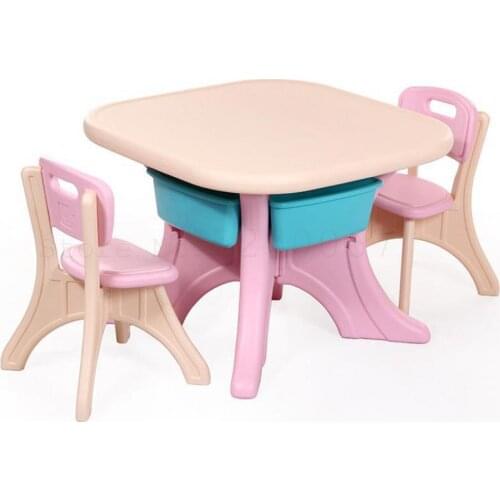 Childrens Desks And Chairs Set Babys Desks And Chairs Plastic Kindergarten Learning To Write Games Toy Table