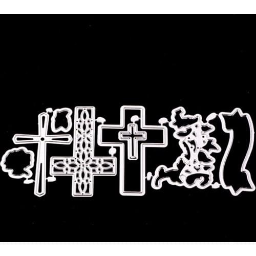 Family Used Home Decors Making Tools Cross Style Metal Cutting Dies Stencil, Crafting, Paper Card, Scrapbooking Adornments DIY