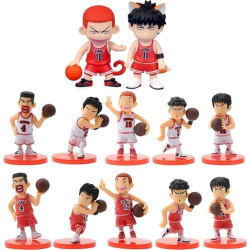 Slam Dunk Figure Akagi Takenori Mitsui Hisashi Collection Action Figure Model Toy Doll Gift for Kids 5pcs/set