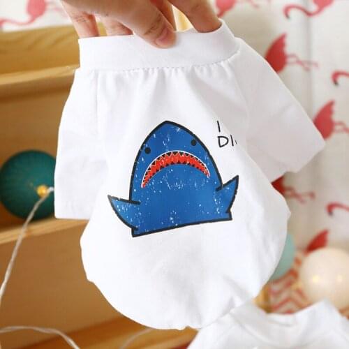 Small Pet Dog T-shirt Outfit Spring Summer Dog Clothes Tee Shirt Cat Puppy Chihuahua Clothing Yorkie Poodle Pomeranian Coat