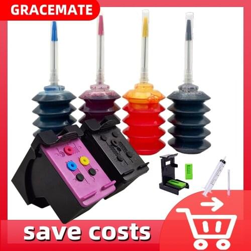 GraceMate 64 XL Refill Ink Cartridge Replacement for HP 64xl Envy Photo 7120 7130 7132 7134 7155 7158 7164 7800 7820 Printer