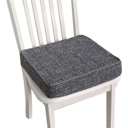 Fashion sale Linen cushion 35D high density foam cushion solid wood sofa cushion Floor cushion Pillow thickened chair cushion