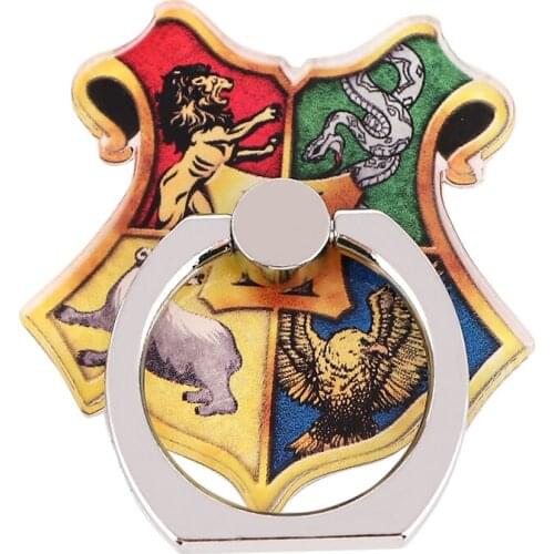 ZF3434 Fashion Ring Four Colleges Metal Mobile Phone Accessaries Rotating Ring Bracket Lazy Desktop Anti-fall Bracket For Fans