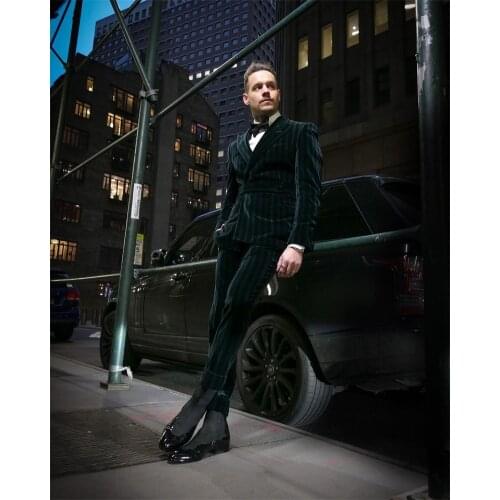 2 Piece Newest Men Suits High Quality Custom Made Green Suits For Best Man Handsome Designer Formal Business Jacket+Pant