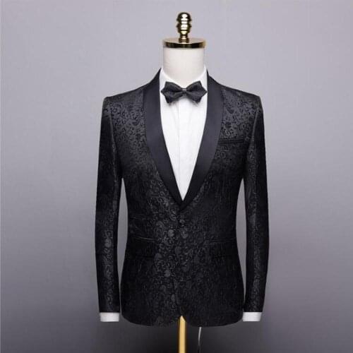 New Man Slim British Style Wedding Blazer Casual Business Single Button Plaid Suits Jackets