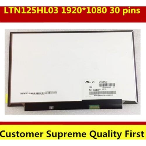 Brand New 12.5'' LED Laptop Screen Panel LTN125HL03 LTN125HL03-401 For Lenovo IPS SCREEN