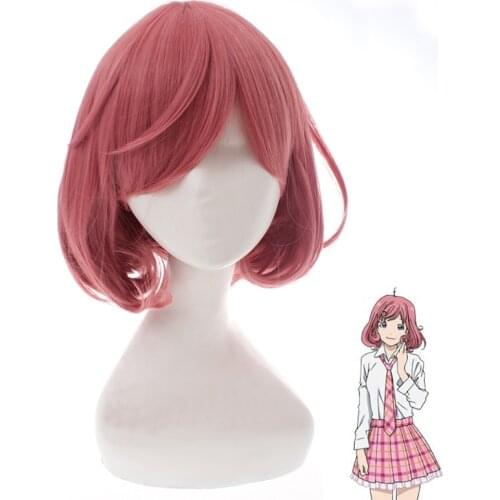 Anime Noragami Ebisu Kofuku wigs Cosplay Costume Women Short Synthetic Hair Halloween Party Role Play wig