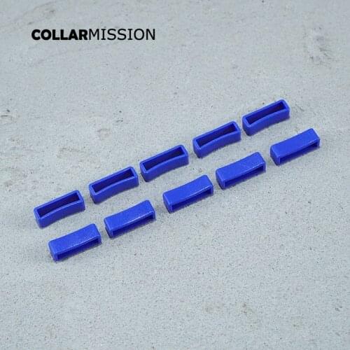 Retail colorful loop plastic anti-drop buckle webbing bag dog collar accessories 20mm dark blue SK20SJ15