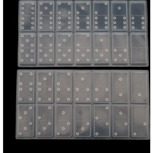 Handmade Silicone Dominoes Resin Casting Mold Dominoes Game Play Epoxy Resin Mold Dominoes Game Casino Fun Art Crafts