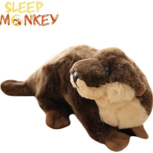 Cute otter plush Toys 2017 new artificial otter cloth doll baby stuffed plush doll animals doll wholesale