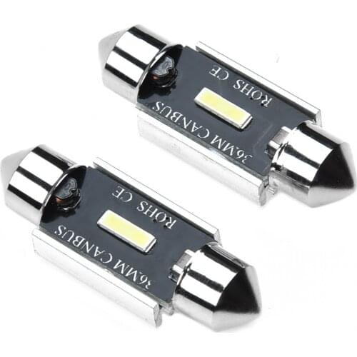 Super clear Reading Light 600LM DC 12V Door 2pcs 6000K License Plate Lamp