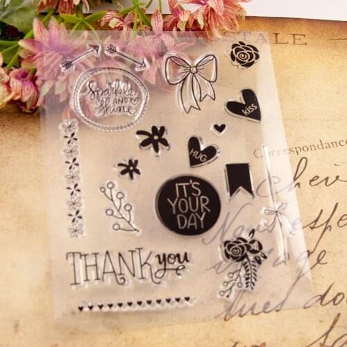 Clothing Accessories Clear Stamp Transparent For Scrapbooking DIY Card Handmade Kid Funny Seal Stencil Poster Making Postercard