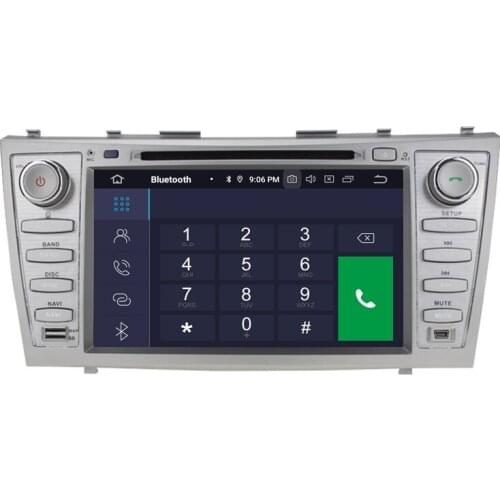 8" Android 10.0 OS Car DVD Multimedia GPS Radio System Player for Toyota Camry XV40 2007-2011 with 256GB External HDD Support