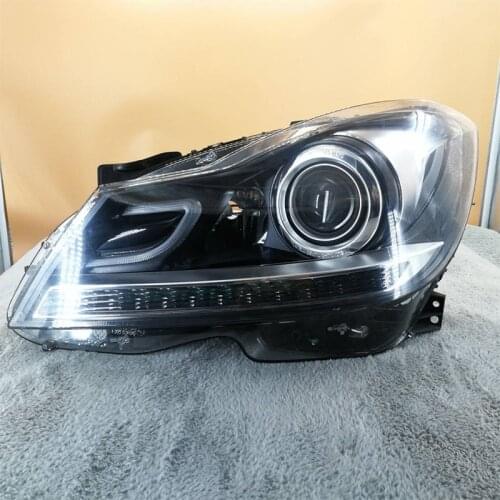 CAR headlight new lamp set w204 C200 C250mer ced enzC230 C180 C350 headlight semi-assembly headlight lamp Xenon lamp