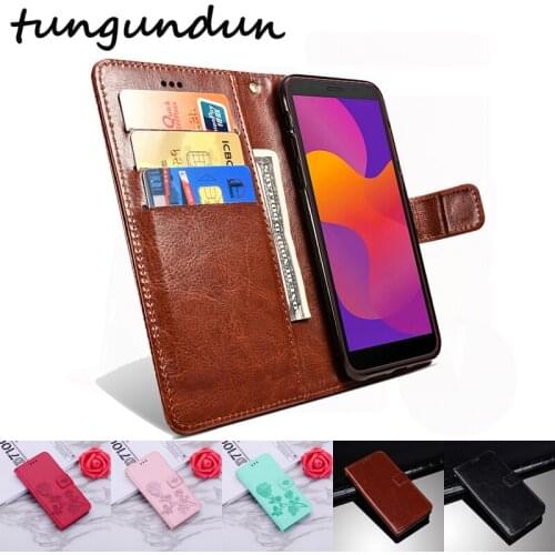 Protective Cover For Huawei Honor 9S DUA-LX9 Phone Case PU Leather Silicone Protector Case For Honor 9S Flip Protective Shell