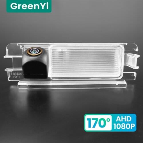 GreenYi 170° HD 1080P Car Rear View Camera for Dacia Sandero Night Vision Reverse Reversing 4 Pin Vehicle Parking AHD