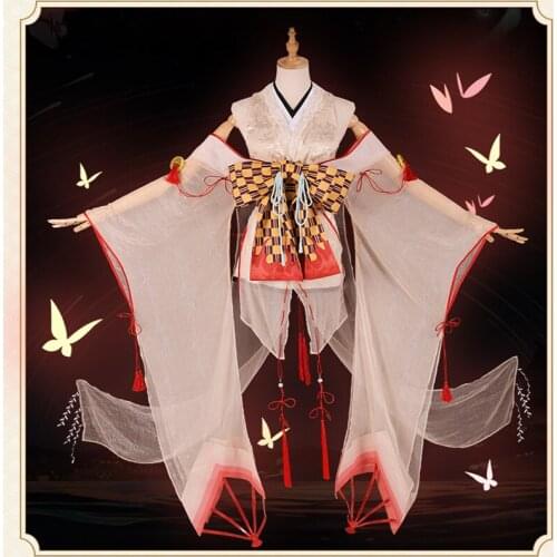 Game Onmyoji Cosplay Costumes Shiranui Cosplay Costume Halloween Carnival Party Women Anime Cosplay Costume Customized