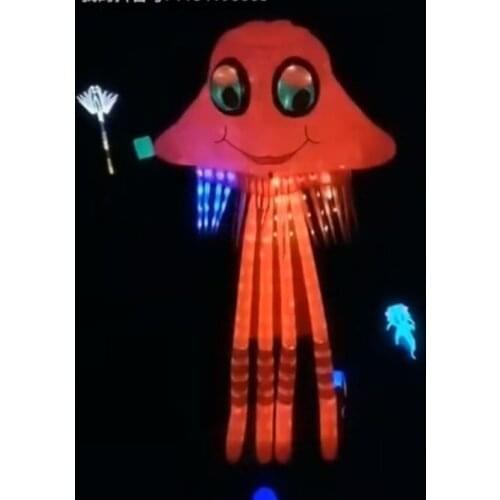 Toys 3d cometas para adultos kites for adults kite flying night light windsock pipas brinquedo ar livre atacado