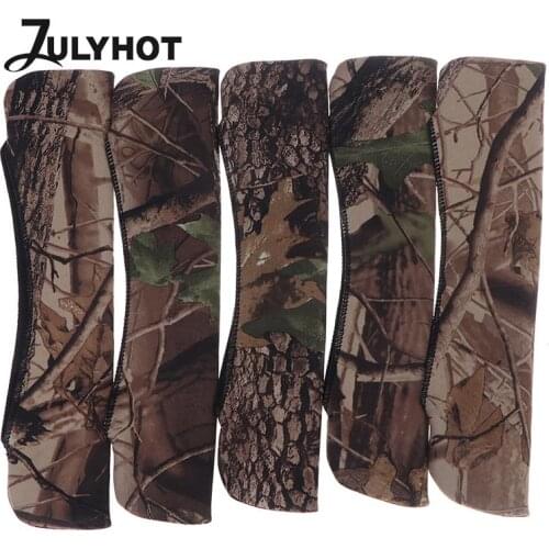 Camouflage Scope Cover Gun Rifle Hunting Accessories Neoprene Protect Scope Cases Hunt Color Random